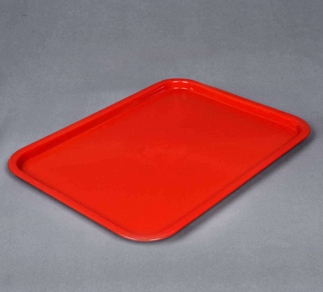 PLASTİK TEPSİ 30X41 (KIRMIZI)
